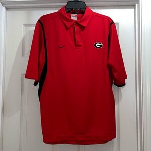 NIKE FITDRY Georgia Bulldogs Polo Men’s Size Medium